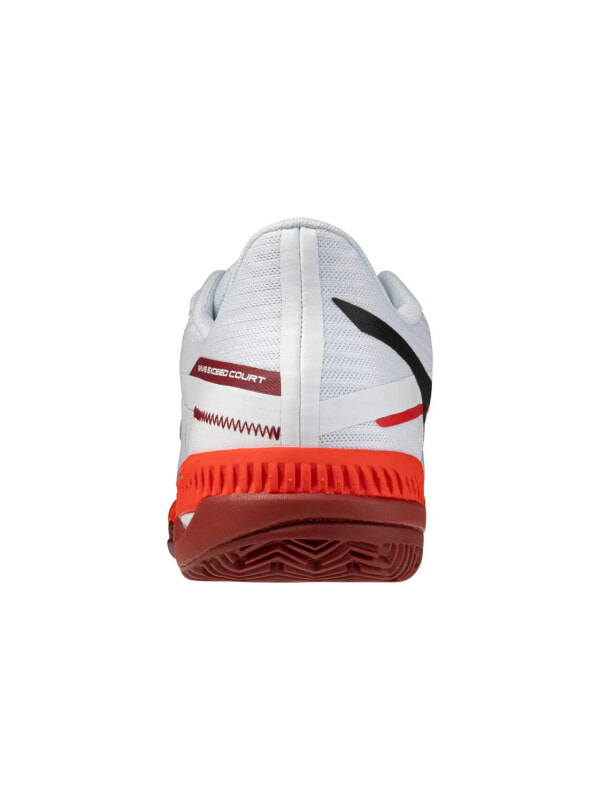 (EU) Кроссовки мужские Mizuno Wave Exceed Court Clay White/Red 61Gc2520, Красные (р. 44)