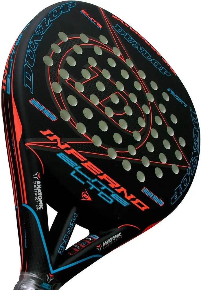 (EU) Ракетка для падел тенниса Dunlop Inferno Elite Lt G1 Hl Blue Orange