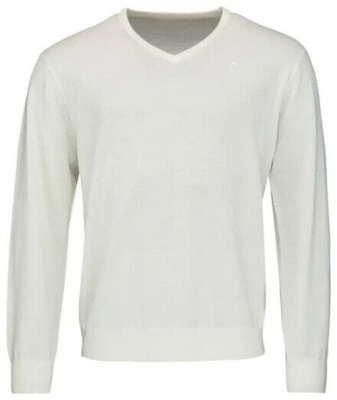 (EU) Лонгслив мужской Head Pullover, Белый (M)