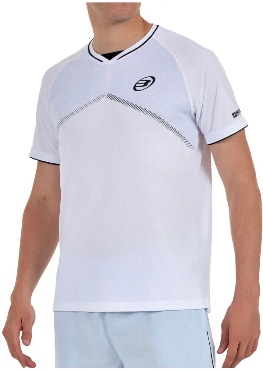 (EU) Футболка мужская Bullpadel CASAR T-SHIRT, Белая (L)
