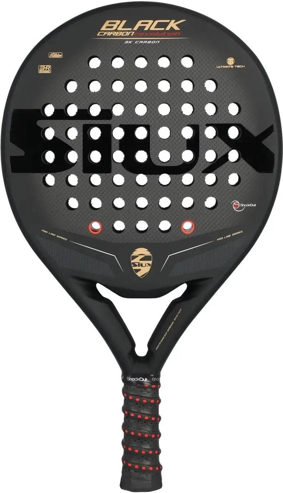 (EU) Ракетка для падел тенниса Siux Black Carbon Revolution 3K