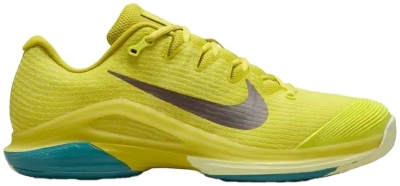Кроссовки мужские Nike Vapor 12 Premium, Жёлтые/Серые, с амортизацией Air Zoom (р. 46)