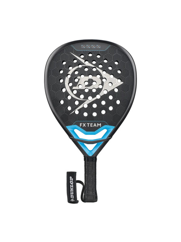 (EU) Ракетка для падел тенниса Dunlop Fx Team Gun Metal Cyan Metallic Silver