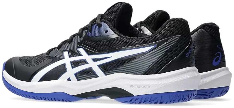 Кроссовки мужские Asics Game FF, Черный/Белый/Синий, легкие, с технологией Trusstic и Flytefoam (р. 46,5)