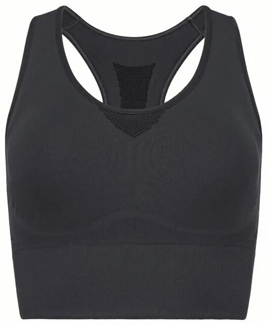 (EU) Топ женский Head Flex без швов, Чёрный (S)