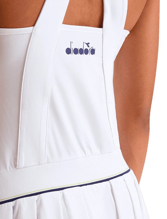 Платье женское Diadora L. Dress Icon W, Абсолютно Белое (XS)