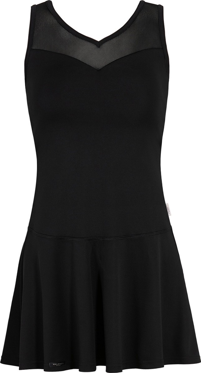 Платье женское Valency Sport Black Court Elegance, Чёрное (XS, 164 см)