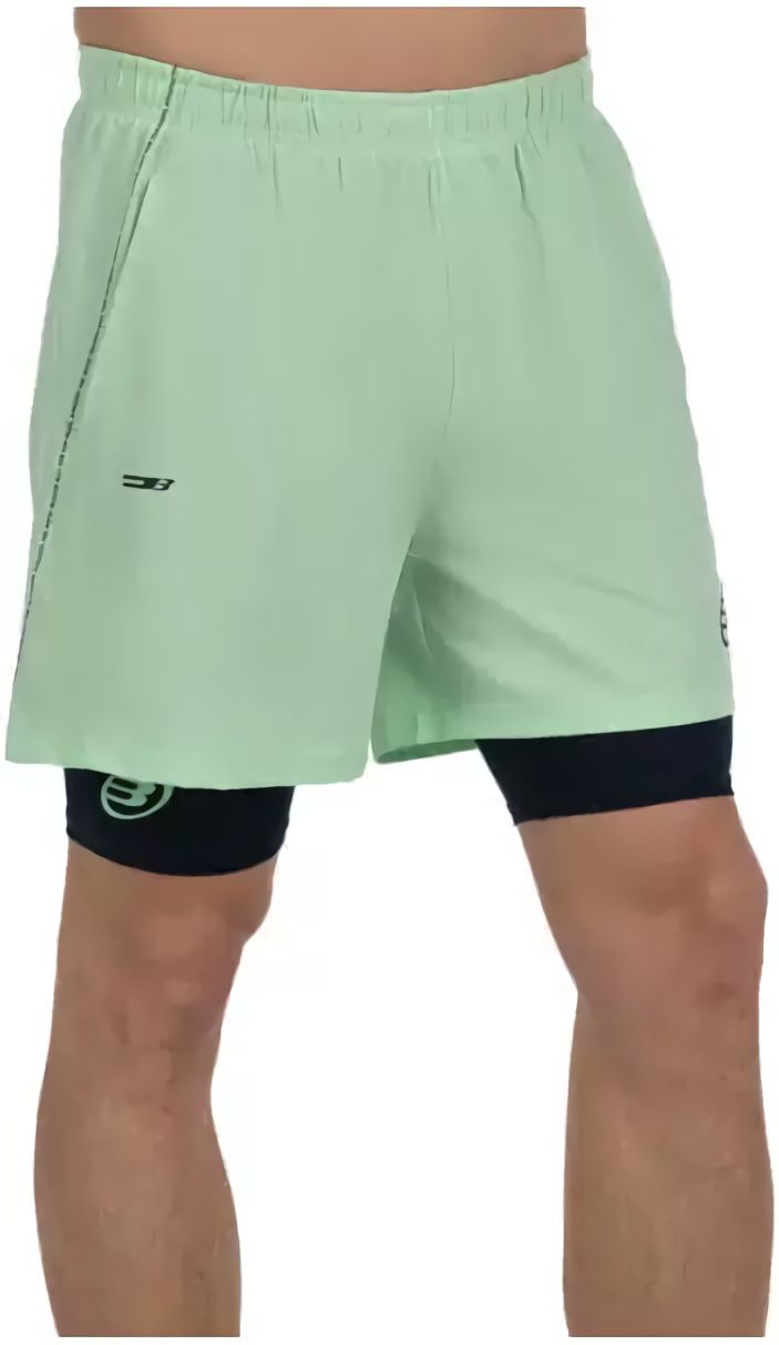 (EU) Шорты мужские Bullpadel Mansil, Зеленый (2XL)