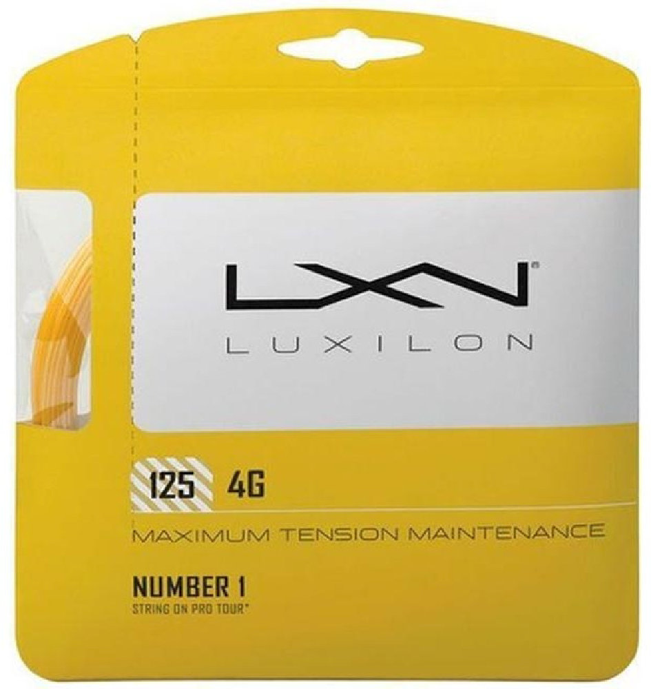 Струна для тенниса Luxilon 4G 1.25, Желтая (12 м)