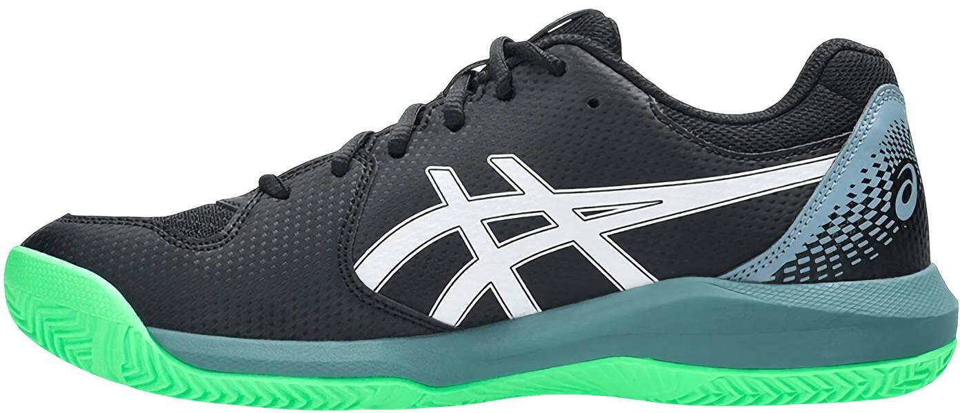 Кроссовки мужские Asics Gel-Dedicate 8, Черный/Зеленый (EUR 42.5)