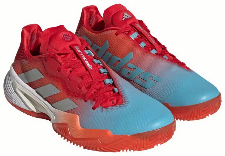 (EU) Кроссовки женские Adidas Barricade, HQ8427, Красные (р. 41,5)