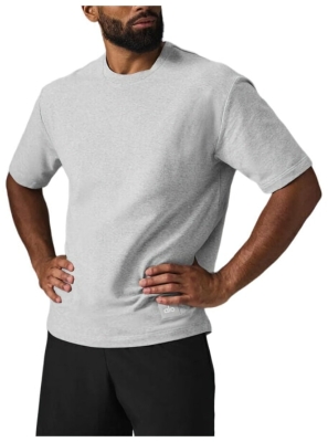 (CN) Футболка мужская Alo Yoga Double Take, Белая (XL)