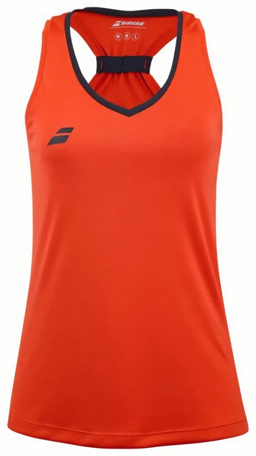 (EU) Майка женская Babolat Play без руквов 3WP2071, Красная (S)