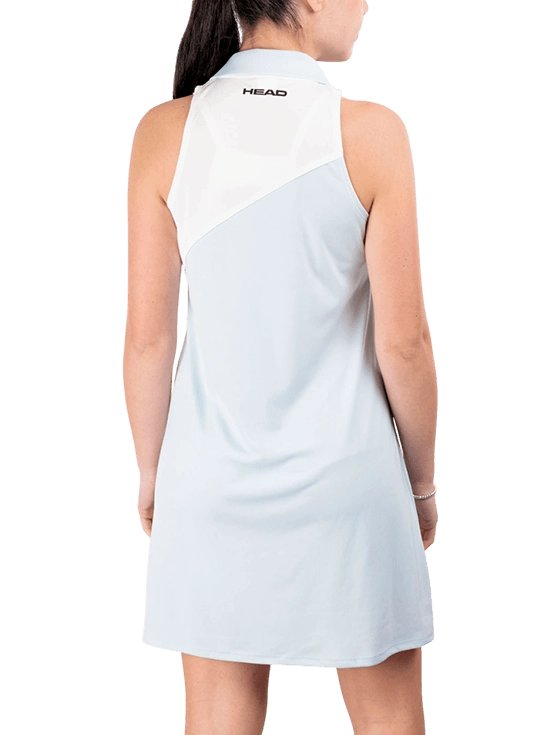 Платье для девочек Head Spirit Dress G, Белое/Голубое (128 см)