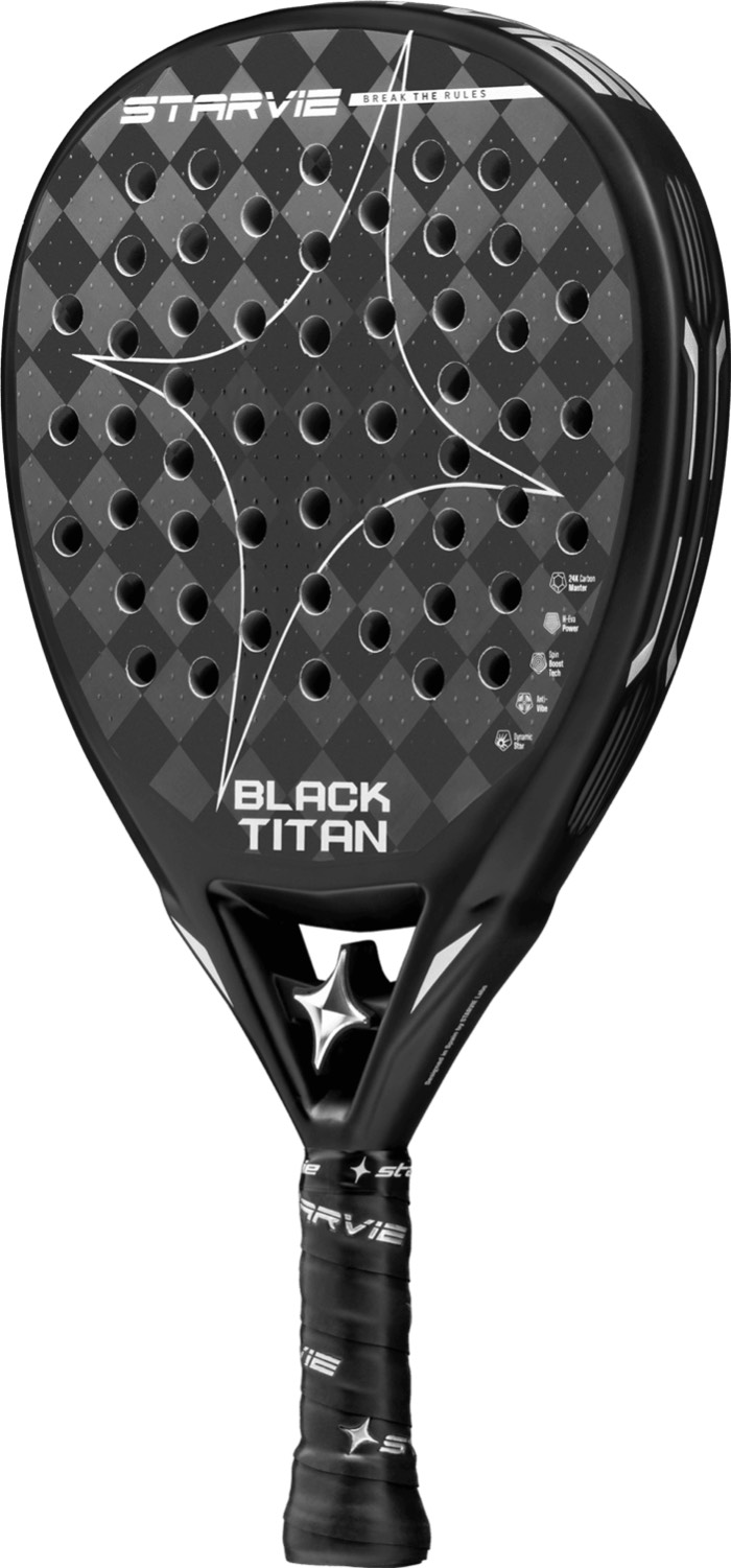 Ракетка для падел тенниса Starvie Black Titan 2026