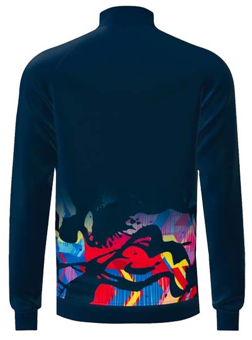Куртка мужская Bidi Badu Wild Arts Printed, Тёмно-синяя/Красная/Разноцветная (XXL)