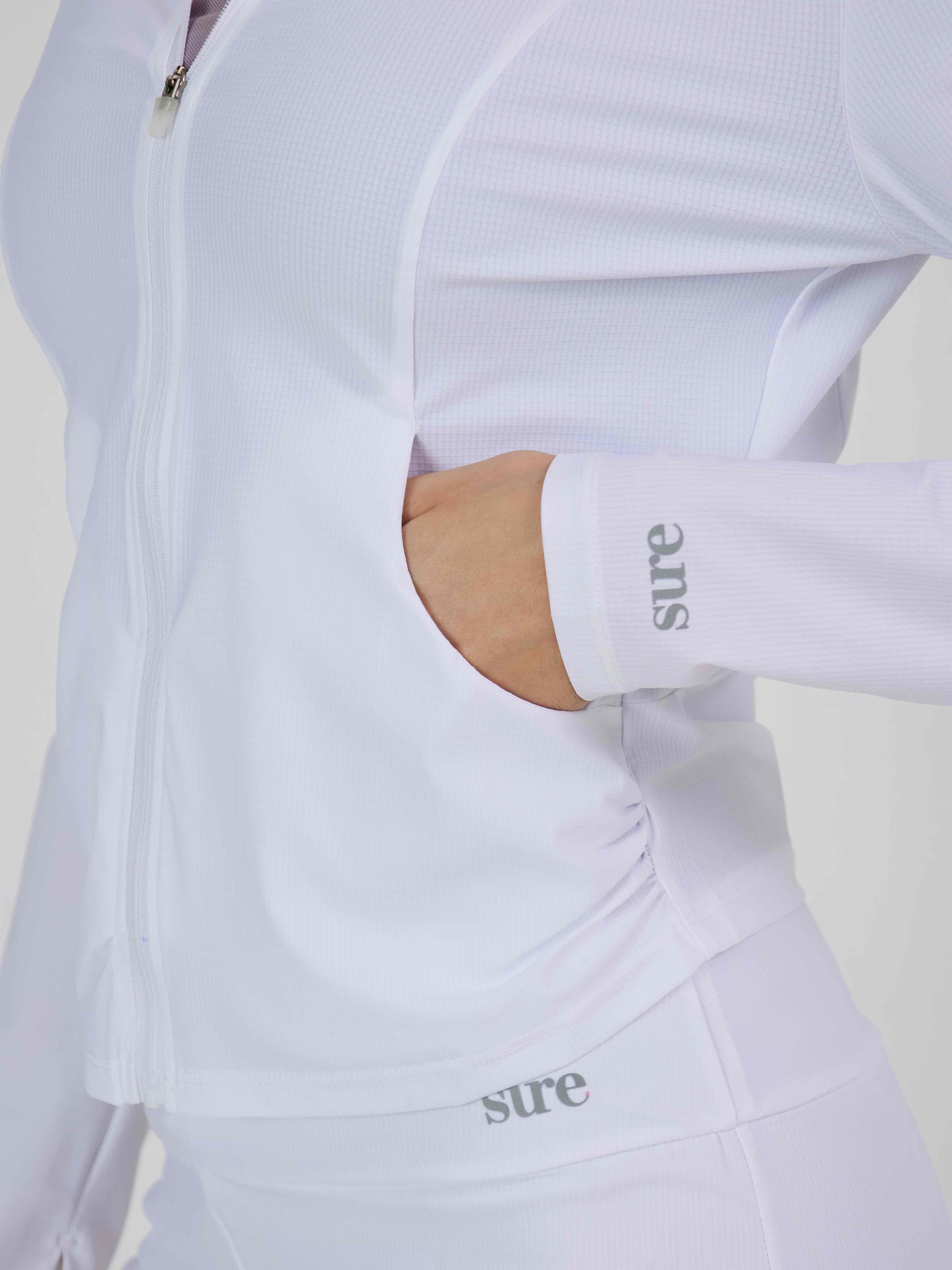 Лонгслив женский SURE 1ASHS_5061_100, Белый (L)
