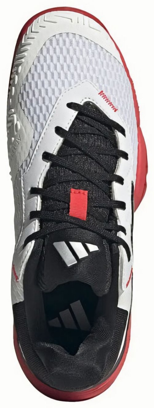 (EU) Кроссовки детские Adidas Barricade K, IH5545, Бело-Черные (р. 32)