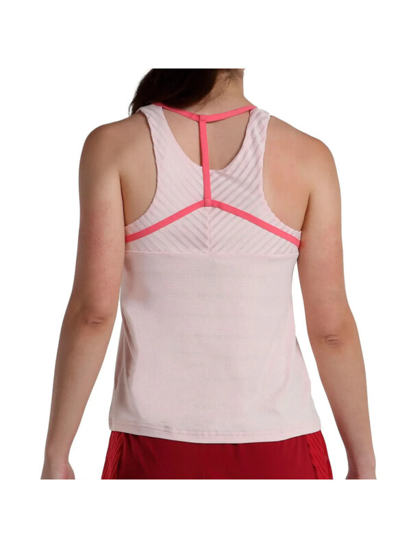 (EU) Майка женская Bullpadel Edrar с технологией Drylum, Розовая (2XL)