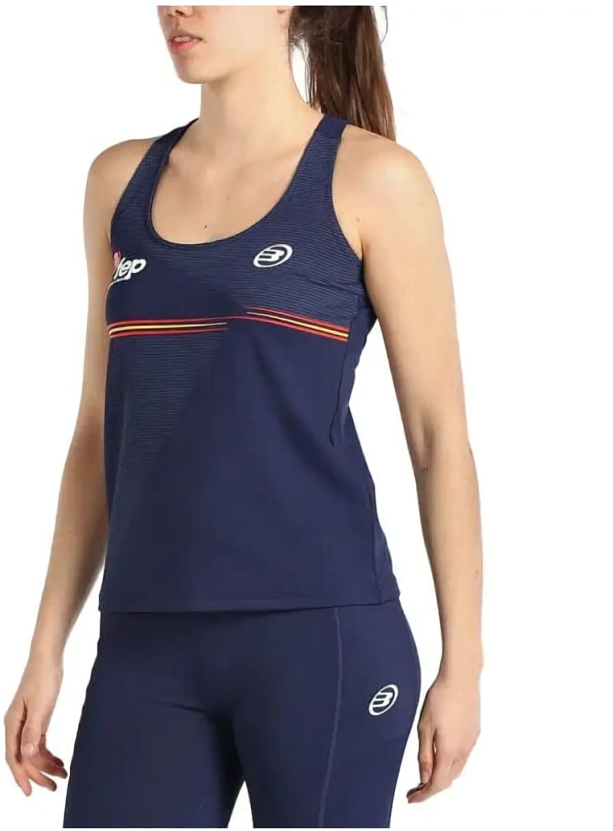 (EU) Майка женская Bullpadel Funi, Синяя (XS)