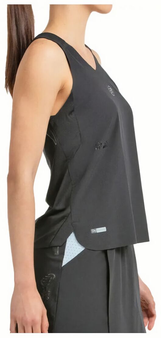 (EU) Майка женская Bullpadel, Чёрная (L)