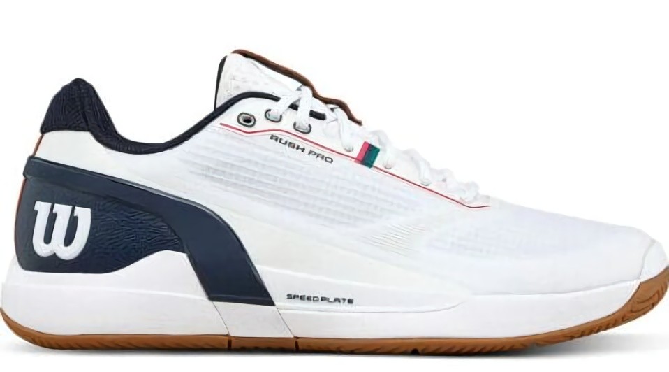 (EU) Кроссовки мужские Wilson Rush Pro 5 White Wrs338520, Белые (р. 47 1/3)