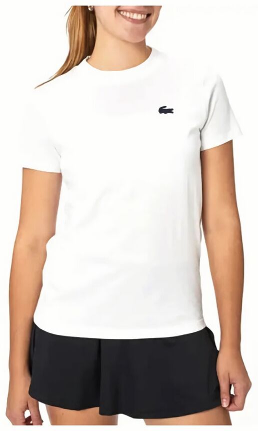 (EU) Футболка женская Lacoste Core Performance TF9246, Белая (XL)