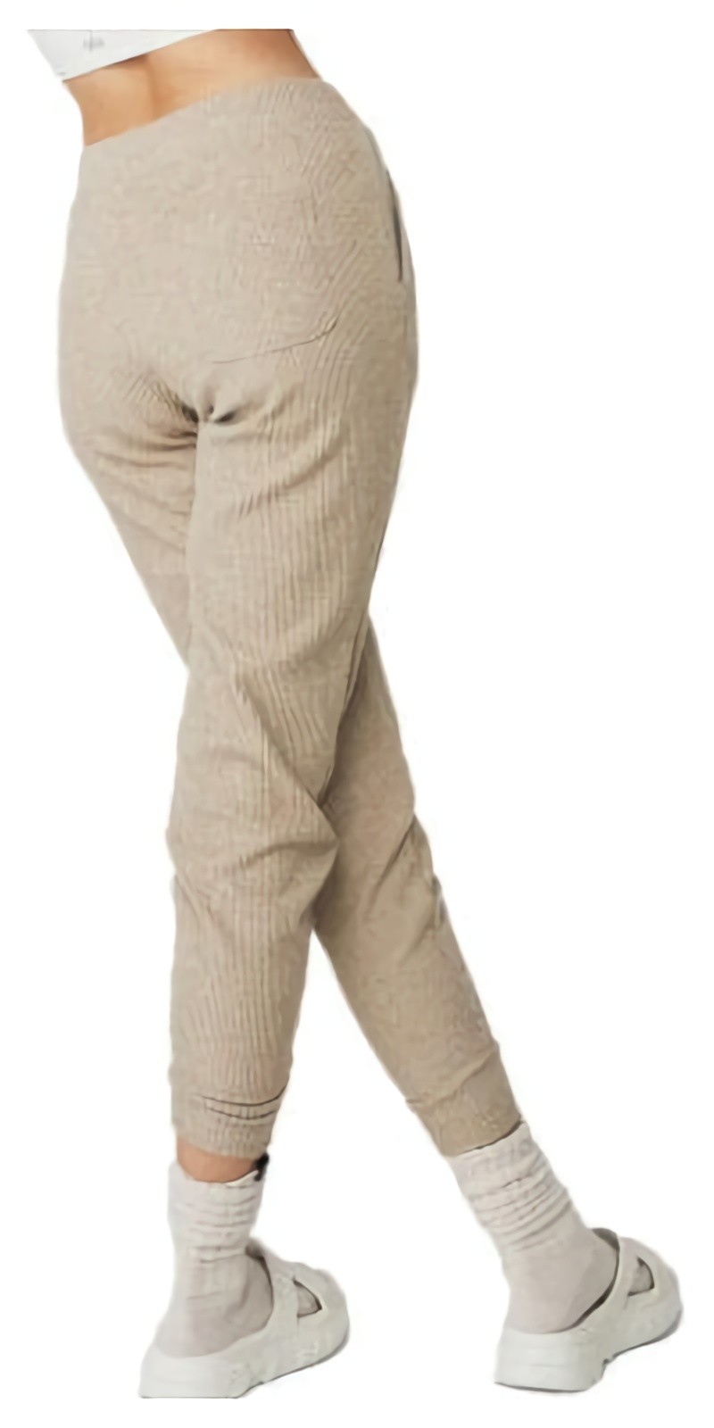 (CN) Брюки женские Alo Yoga Muse Sweatpant, Бежевые (2XS)