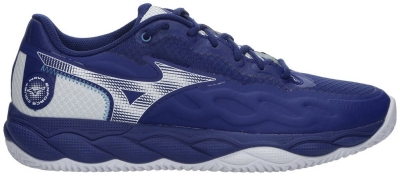 Кроссовки мужские Mizuno Wave Enforce Court CC, Темно-синие/Белые (р. 41,5)