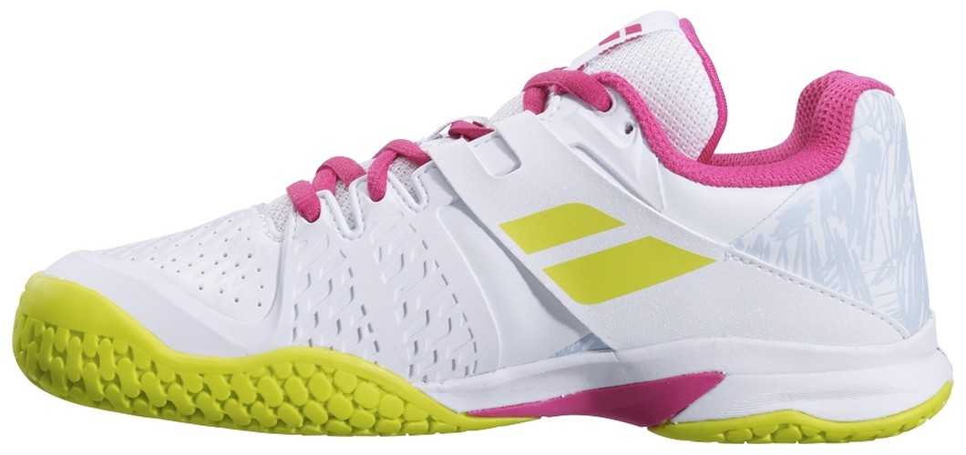 Кроссовки детские Babolat Propulse All Court, Оранжево-красные/Белые (р. 32)