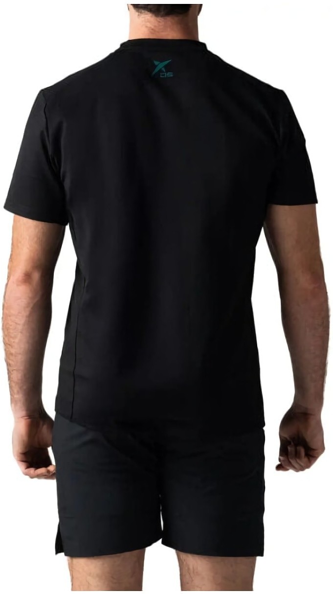 (EU) Футболка мужская Sanz Performance Drop Shot, Чёрная (XL)