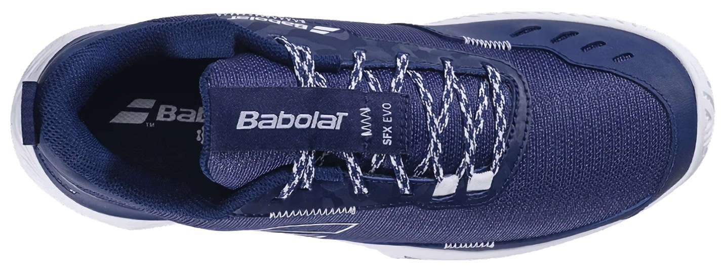 Кроссовки мужские Babolat SFX Evo All Court 4131, Темно-синие/Белые, с технологией Michelin (р. EUR 43)