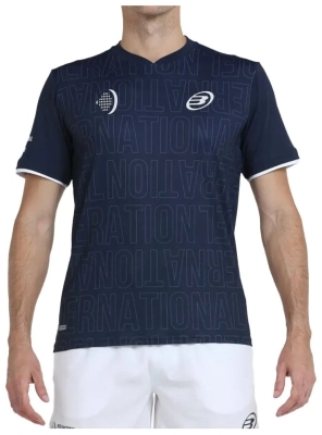(EU) Футболка мужская Bullpadel Ereis, Синяя (S)