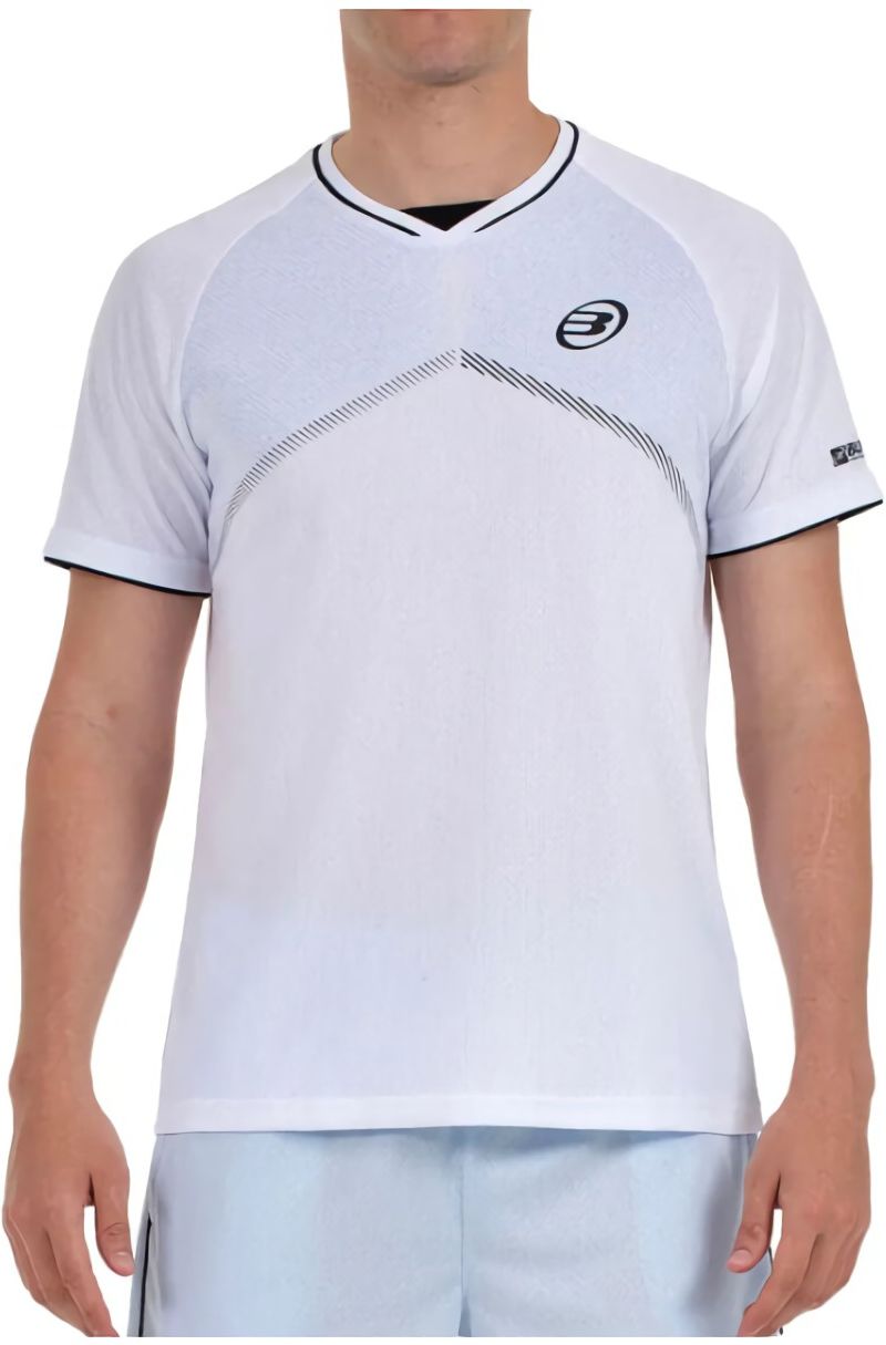 (EU) Футболка мужская Bullpadel CASAR T-SHIRT, Белая (L)