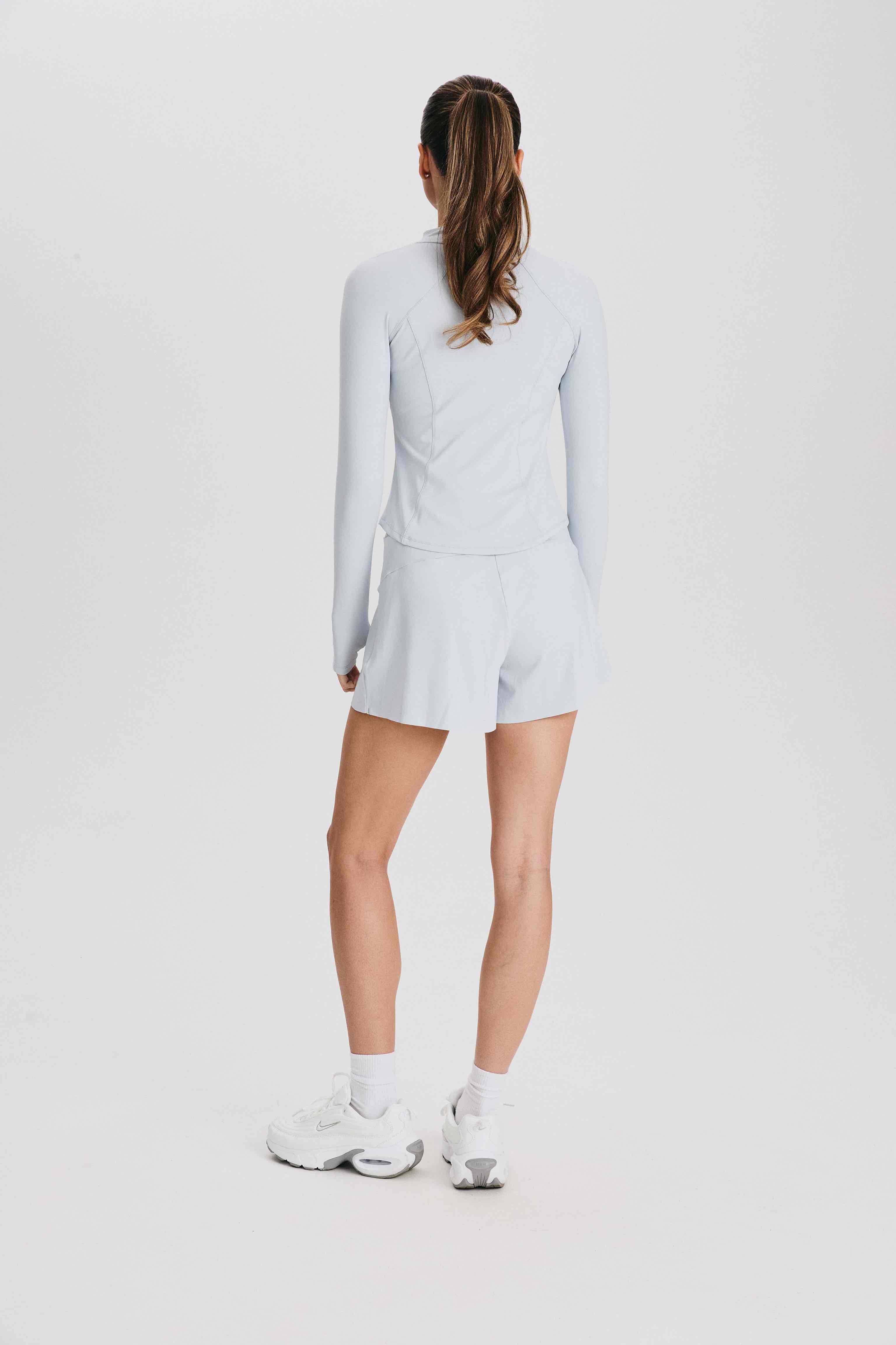 Лонгслив женский SURE 1/2 zip с охлаждающим эффектом, Голубой (S)