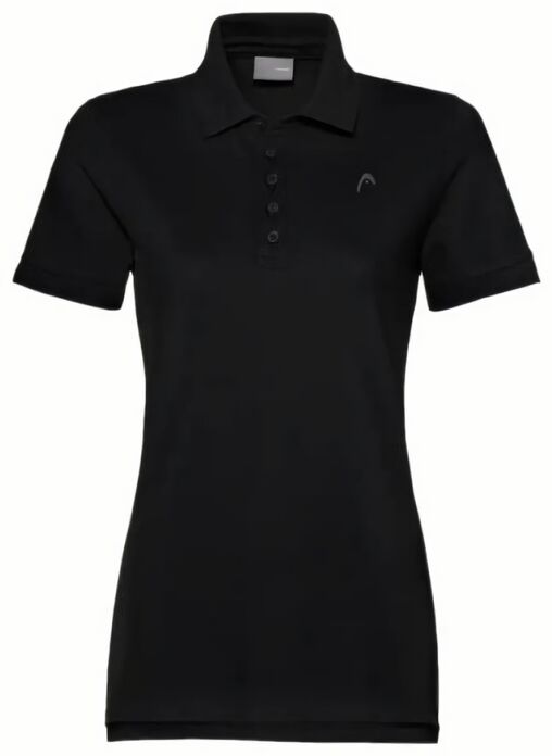 (EU) Поло женское Head, Чёрное (M)