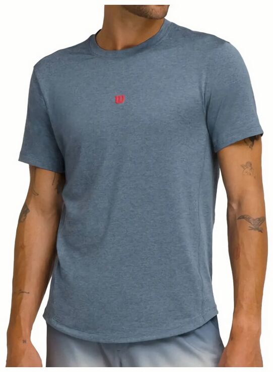 (EU) Футболка мужская Wilson Everyday Performance, Синяя (2XL)