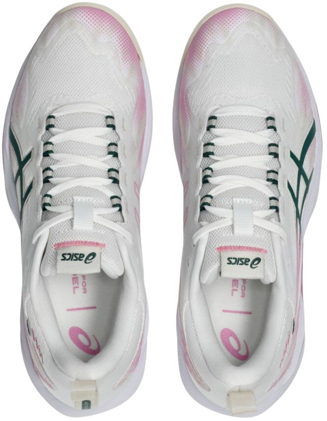Кроссовки для падела женские Asics SONICSMASH FF (W), Белый/Розовый/Зеленый (р.37.5)