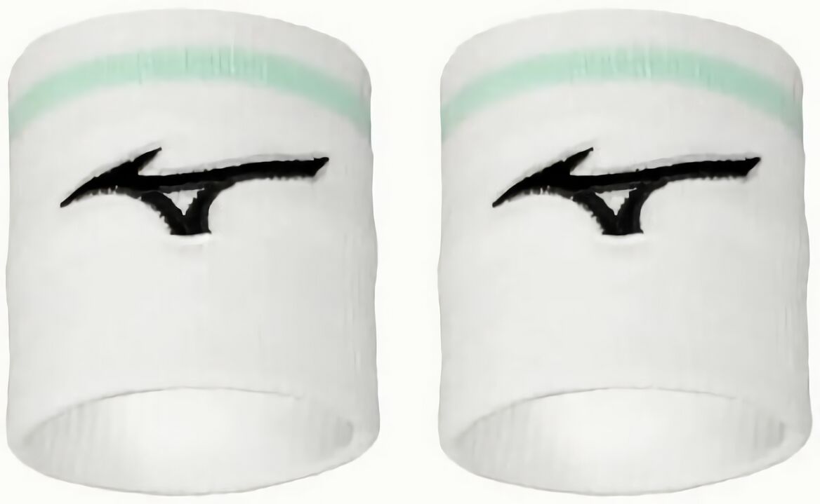 (EU) Напульсник Mizuno, Белый (2 шт)