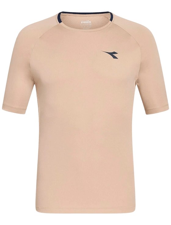 Футболка мужская Diadora SS T-Shirt Tennis M, Бежевая (S)