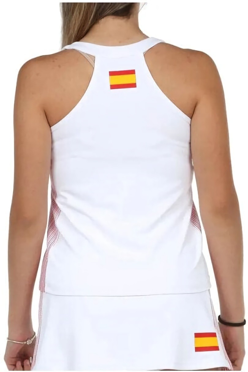 (EU) Майка женская Bullpadel Exima, Белая (S)