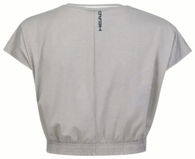 (EU) Топ женский Head Padel Crop, Серый (XL)