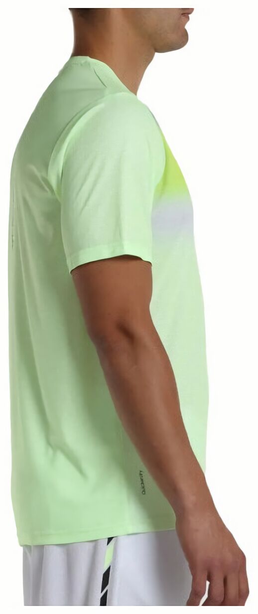 (EU) Футболка мужская Bullpadel Lacar, Жёлтая (S)