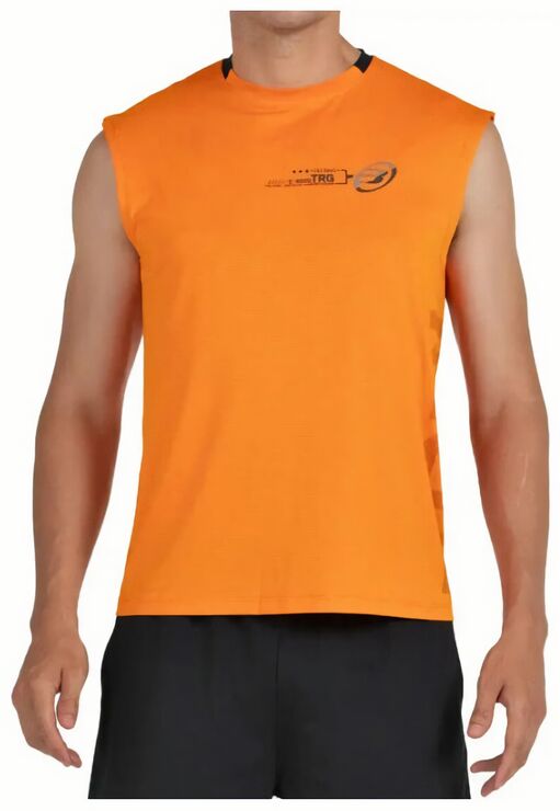 (EU) Майка мужская Bullpadel Beleno без рукавов, Оранжевая (2XL)