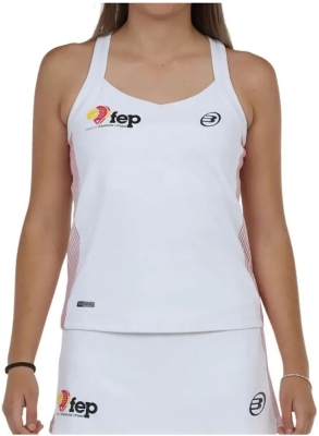 (EU) Майка женская Bullpadel Exima, Белая (S)