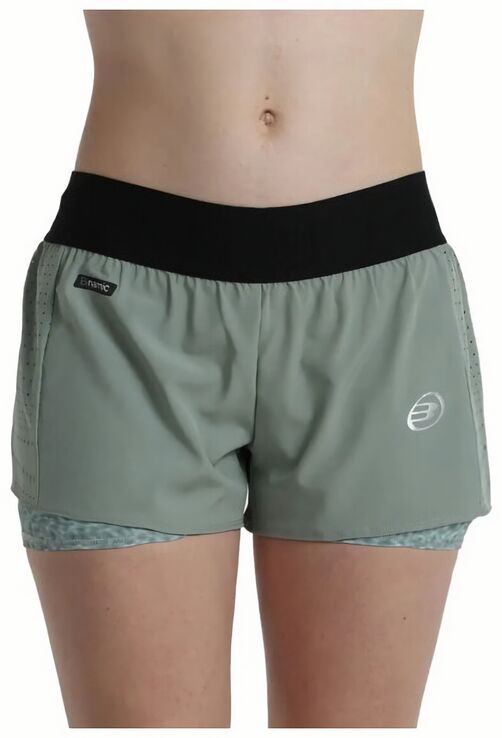 (EU) Шорты женские Bullpadel Breca, Зелёные (S)