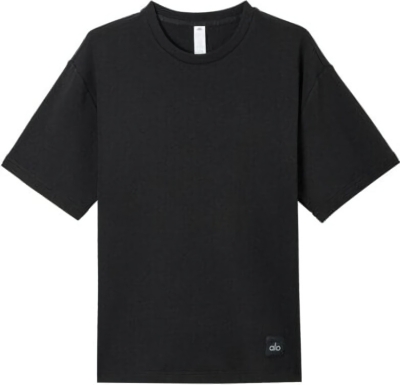 (CN) Футболка мужская Alo Yoga Double Take Short Sleeve, Чёрная (XL)