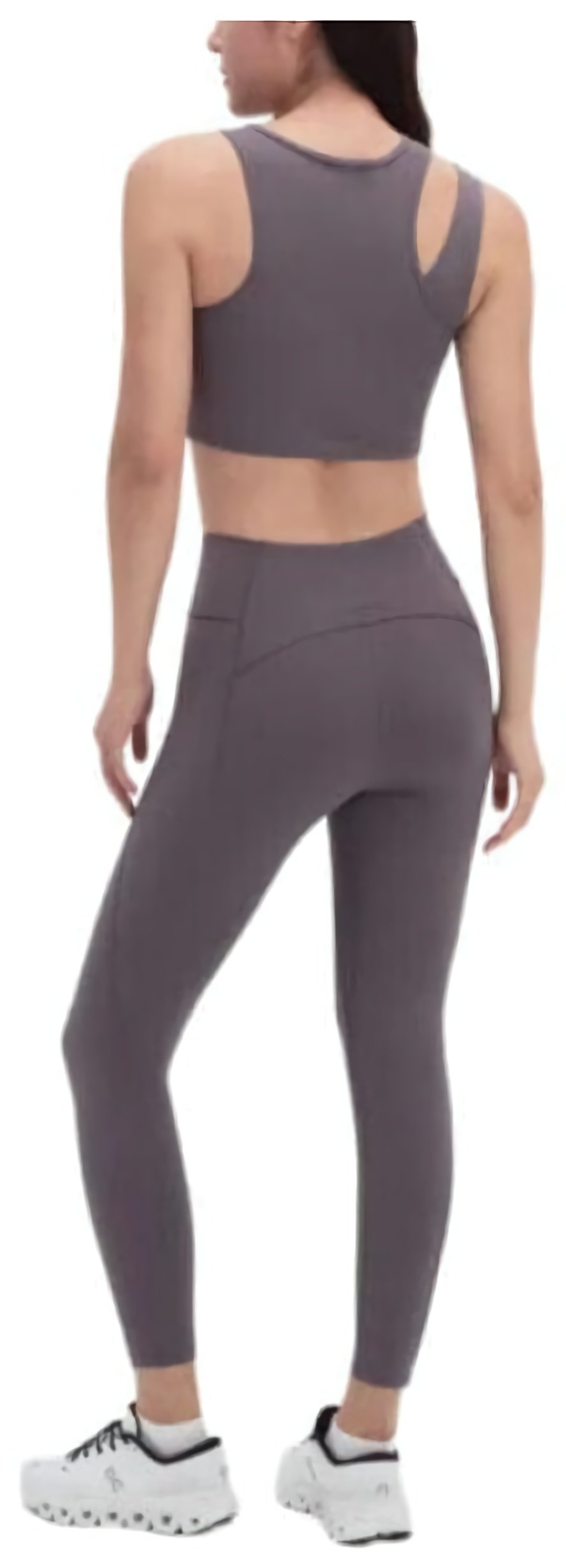 (CN) Леггинсы женские On Yoga Pants, Серые (L)