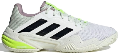Кроссовки женские Adidas Barricade 13, Белые/Чёрные (р. 41,5)