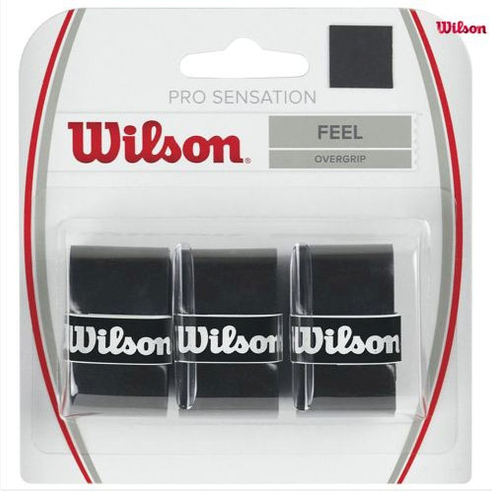 Овергрип Wilson PRO OVERGRIP SENSATION, Чёрный (3 шт)